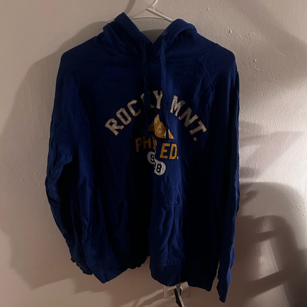 Blue Graphic Hoodie